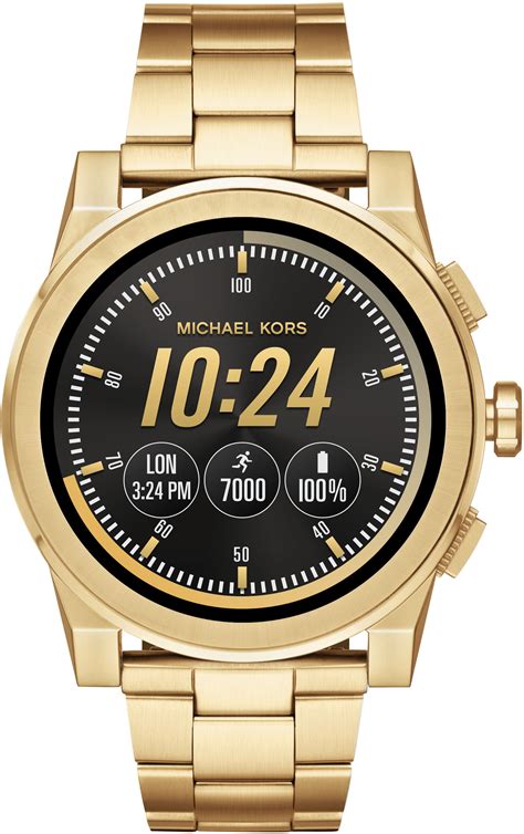 michael kors grayson logo large|michael kors grayson smartwatch.